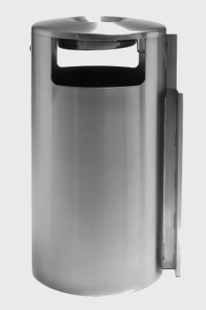 Preview: Abfalleimer CITY 60 Liter aus Edelstahl